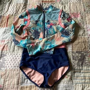 L (12) Athleta Girl swimsuit